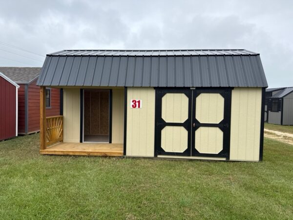 La Grange #31: 10 X 20 Side Porch Lofted Barn Front Image