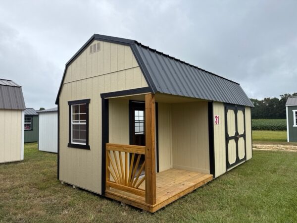 La Grange #31: 10 X 20 Side Porch Lofted Barn Building Image