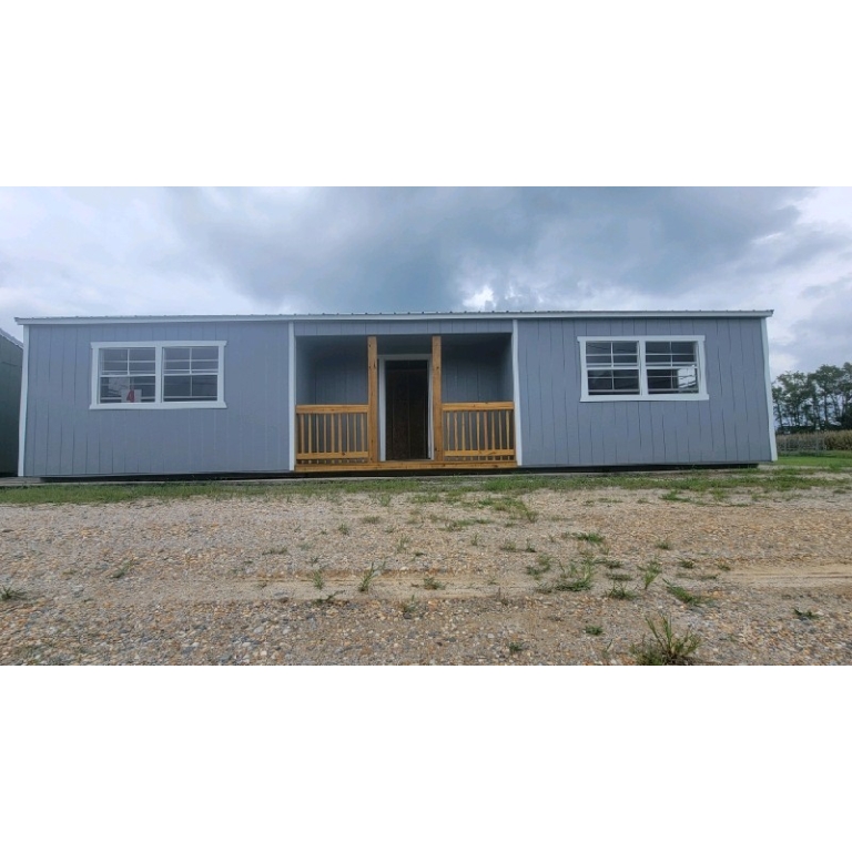 La Grange #4: 12 X 40 Side Porch Utility Front Image