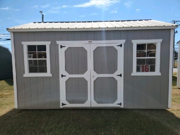Dunn #16: 10 X 16 Side Utility with Extra Height Front Image