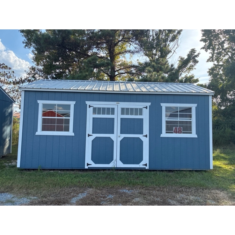 Princeton #48: 10 X 20 Side Utility with Extra Height Front Image