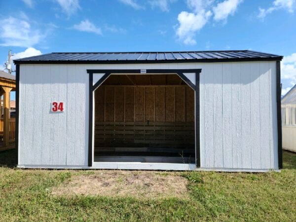 Dunn #34: 12 X 20 Horse Run In Front Image