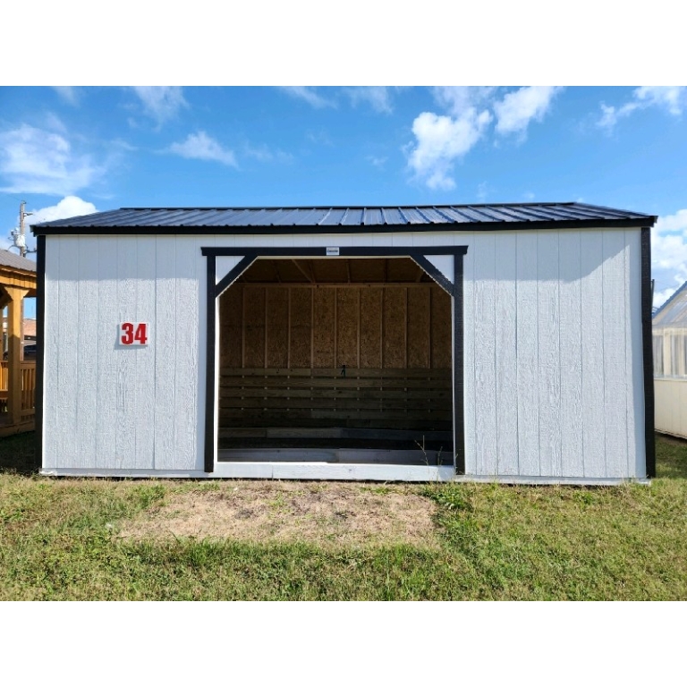 Dunn #34: 12 X 20 Horse Run In Front Image