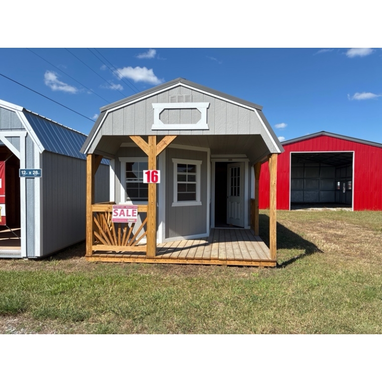 Princeton #16: 12 X 28 Deluxe Playhouse Lofted Barn Front Image