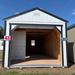 Princeton #43: 12 X 28 Utility Garage Front Image