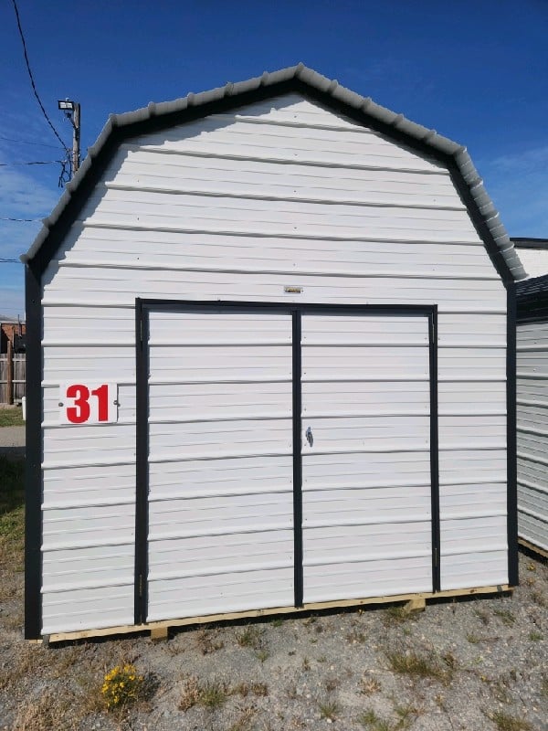 Dunn #31: 10 X 12 Metal Lofted Barn Front Image