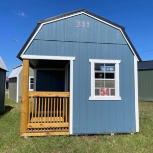 Princeton #54: 10 X 20 Side Porch Lofted Barn Front Image