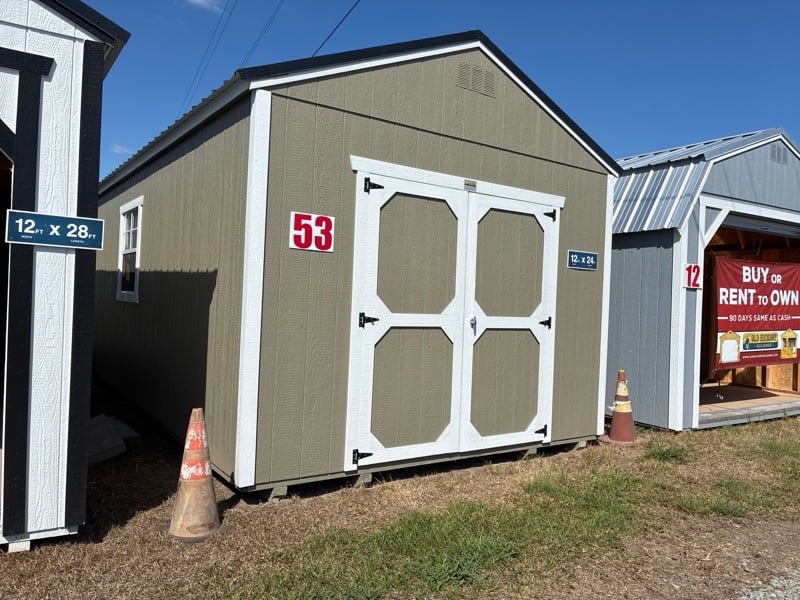 Princeton #53: 12 X 24 Utility with Extra Height Building Image