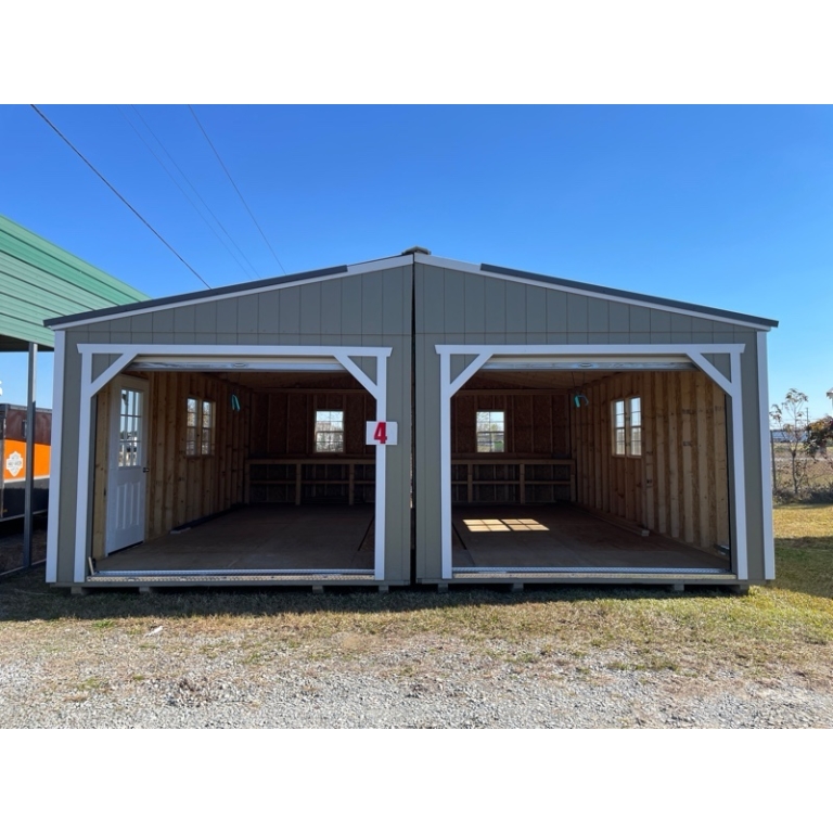 Princeton #4: 24 X 24 Utility Garage Front Image