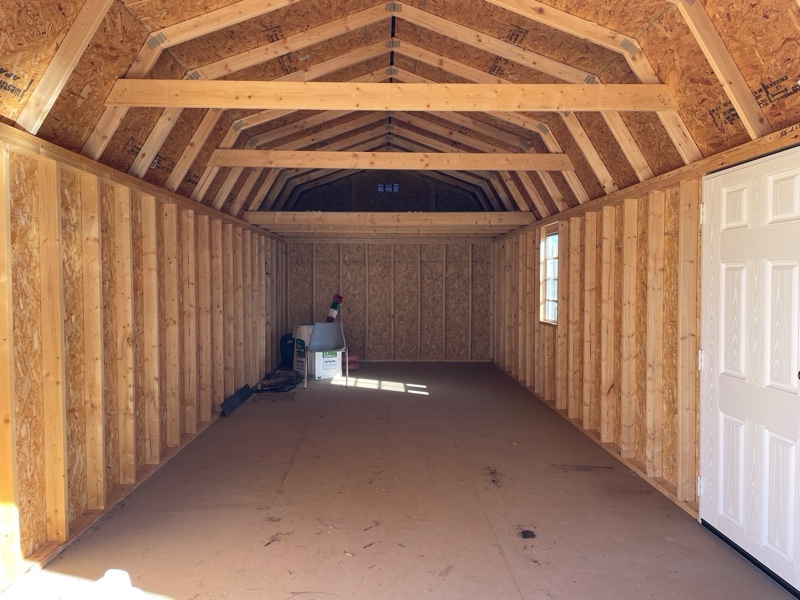 Princeton #REPO 5: 12 X 28 Lofted Barn Garage Building Image