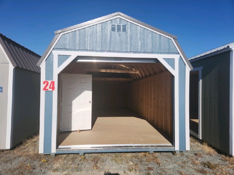 Dunn #24: 12 X 28 Lofted Barn Garage Front Image