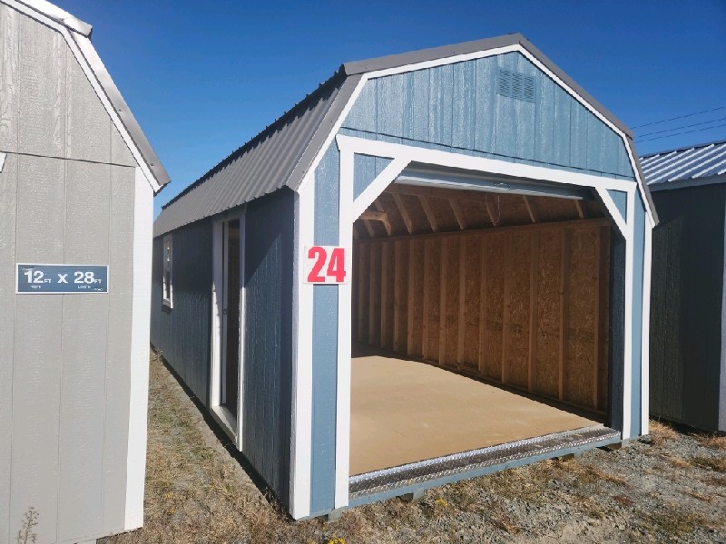 Dunn #24: 12 X 28 Lofted Barn Garage Building Image