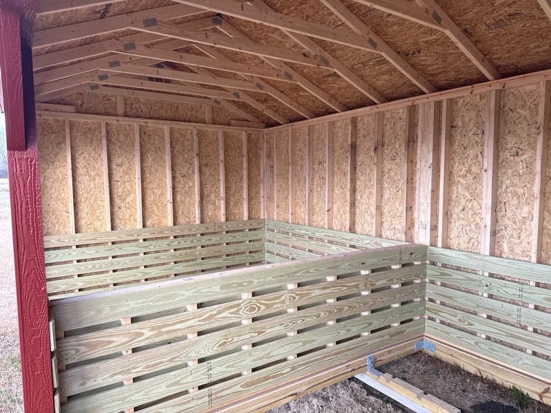 La Grange #3: 12 X 24 Horse Run In with Tack Room Building Image