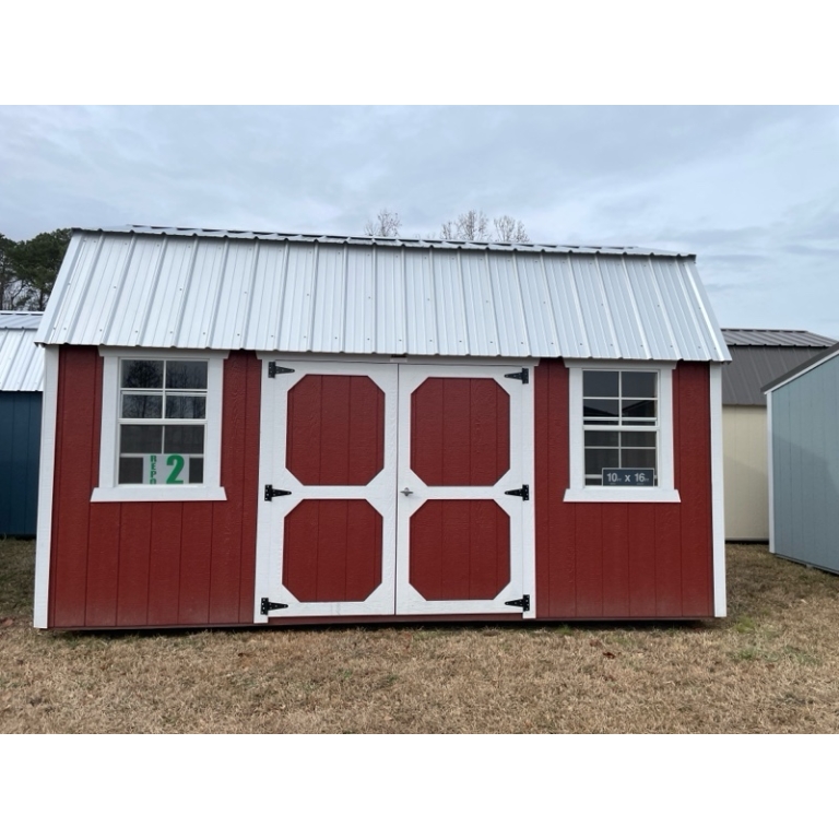 Princeton #REPO 2: 10 X 16 Side Lofted Barn Front Image