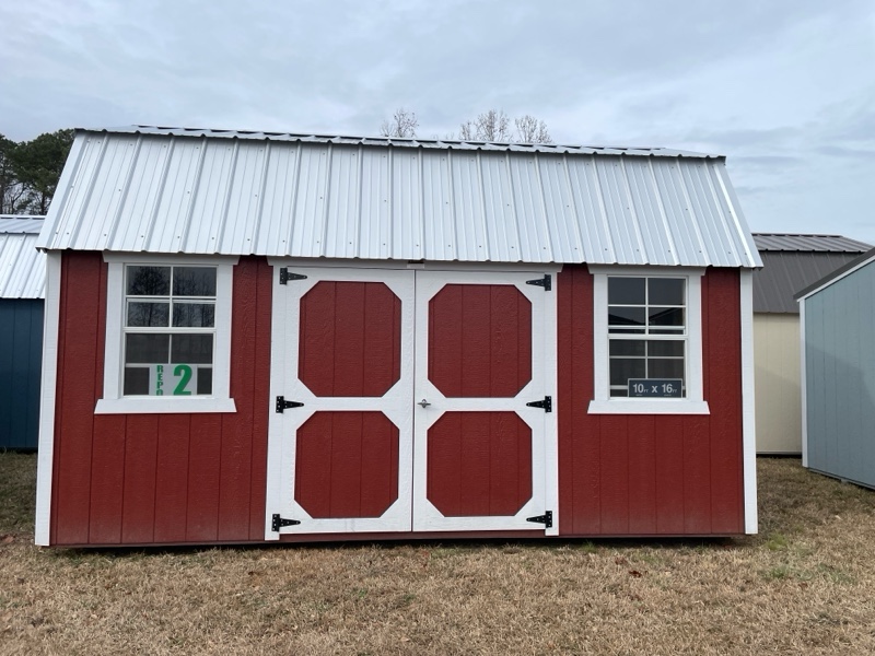Princeton #REPO 2: 10 X 16 Side Lofted Barn Front Image