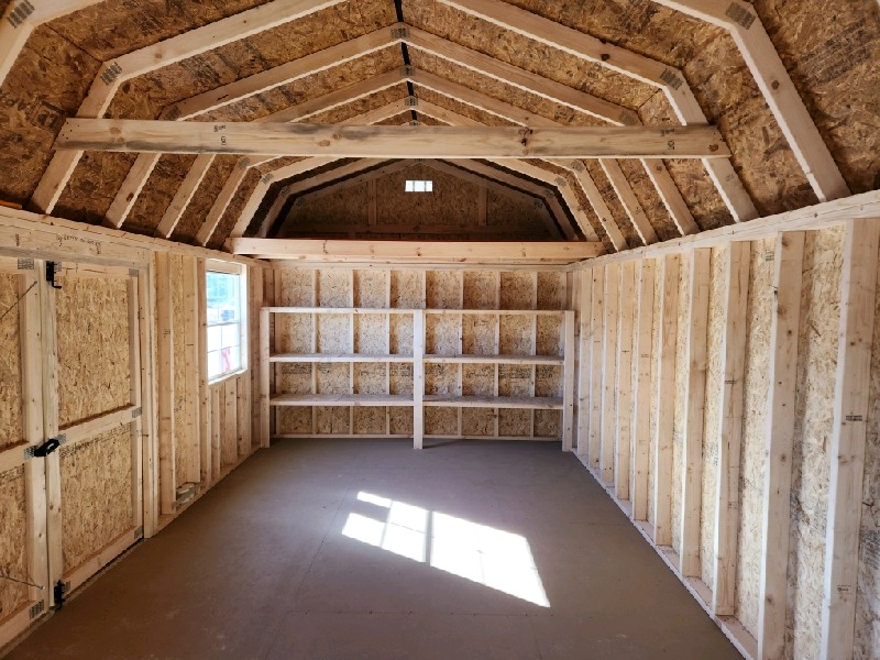 Dunn #21: 12 X 24 Side Lofted Barn Building Image