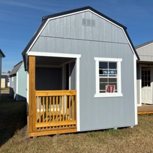 Princeton #47: 10 X 20 Side Porch Lofted Barn Front Image