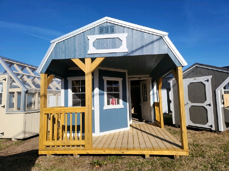 Dunn #41: 12 X 28 Deluxe Playhouse Lofted Barn Front Image