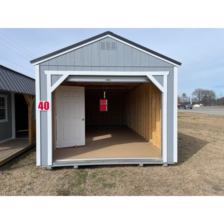 Princeton #40: 12 X 28 Utility Garage Front Image