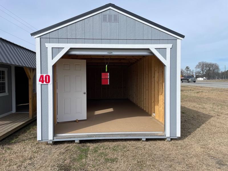 Princeton #40: 12 X 28 Utility Garage Front Image