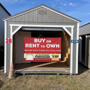 Princeton #36: 12 X 28 Utility Garage Front Image