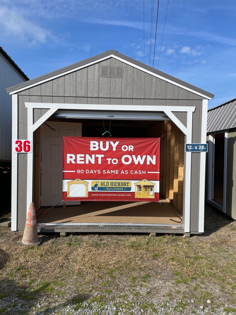 Princeton #36: 12 X 28 Utility Garage Front Image