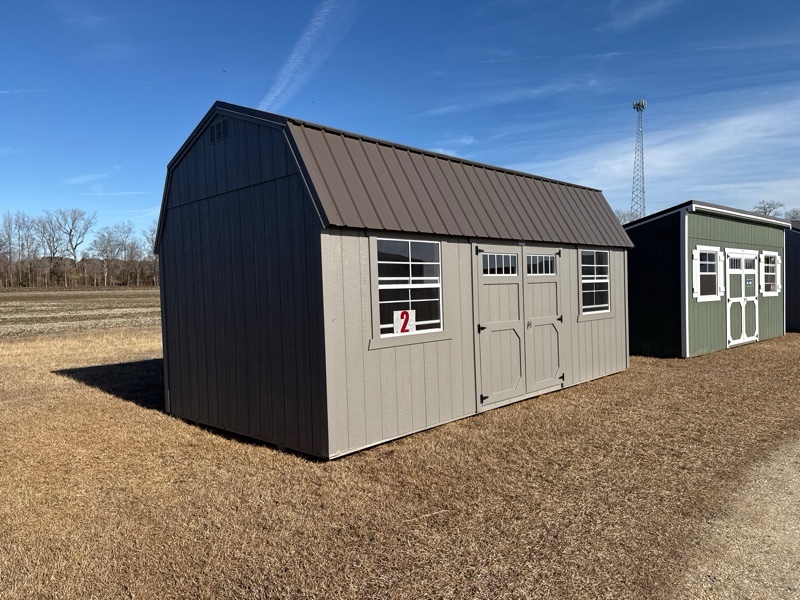 La Grange #2: 10 X 20 Side Lofted Barn Building Image