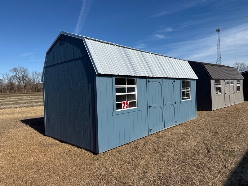 La Grange #25: 10 X 20 Side Lofted Barn Building Image