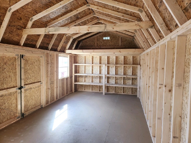 Dunn #21: 12 X 24 Side Lofted Barn Building Image