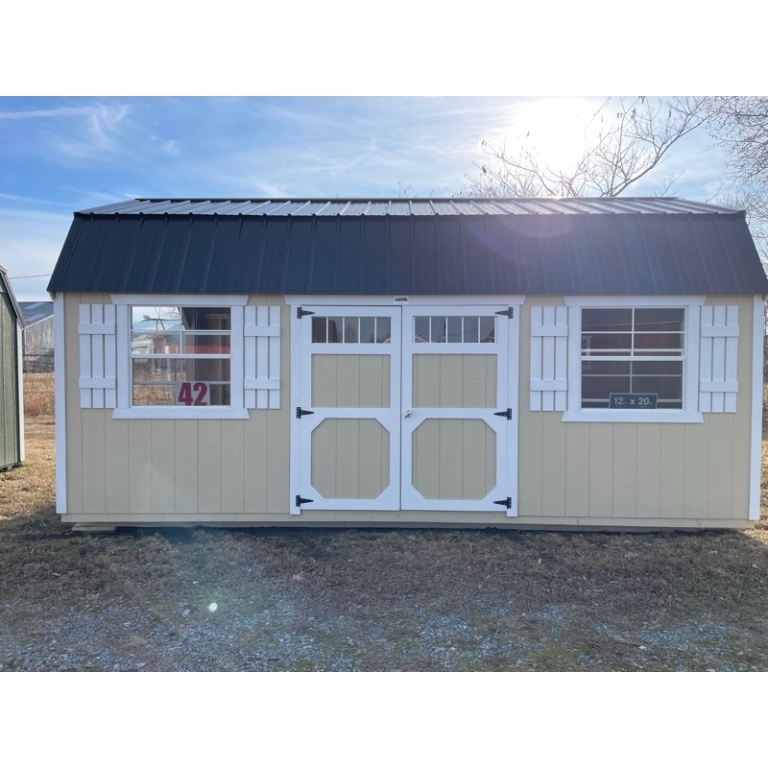 Princeton #42: 12 X 20 Side Lofted Barn Front Image