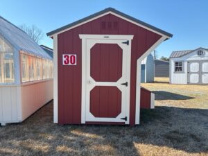 Princeton #30: 6 X 8 Chicken Coop Front Image