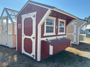 Princeton #30: 6 X 8 Chicken Coop Building Image