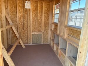 Princeton #30: 6 X 8 Chicken Coop Building Image