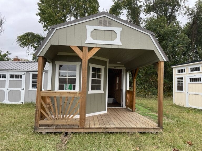 Princeton #REPO 4: 12 X 28 Deluxe Playhouse Lofted Barn Front Image