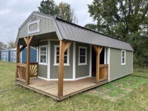 Princeton #REPO 4: 12 X 28 Deluxe Playhouse Lofted Barn Building Image