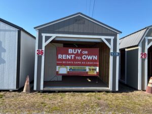 Princeton #36: 12 X 28 Utility Garage Front Image
