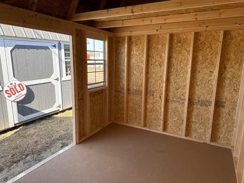 La Grange #40: 8 X 12 Side Lofted Barn Building Image