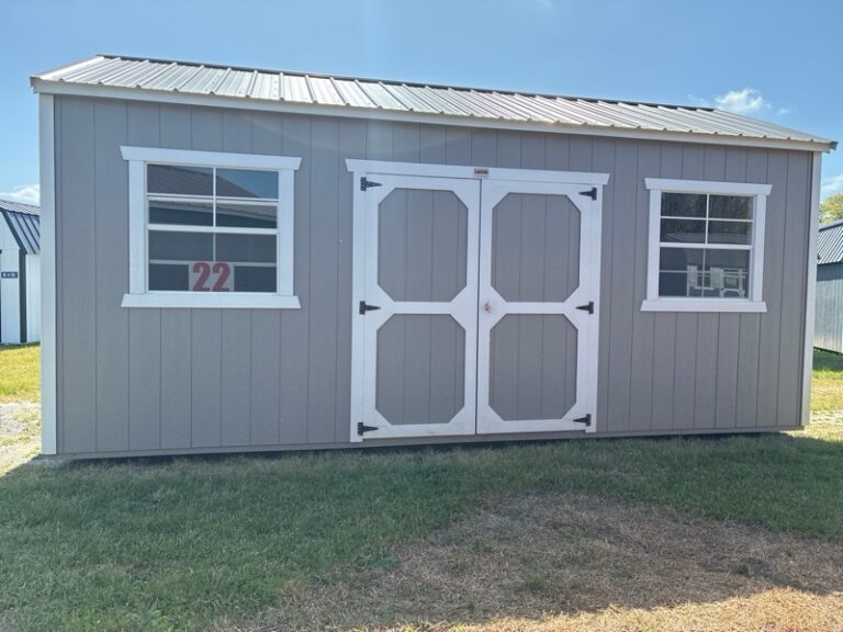 Princeton #22: 10 X 20 Side Utility with Extra Height Front Image