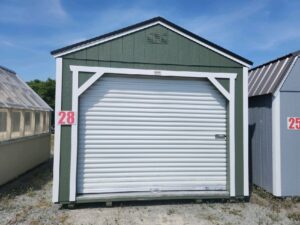 Dunn #28: 12 X 28 Utility Garage Front Image