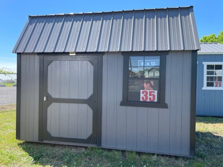 Princeton #35: 8 X 12 Side Lofted Barn Front Image