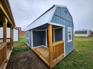 Dunn #36: 10 X 20 Side Porch Lofted Barn Front Image