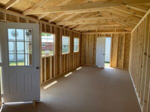 Princeton #11: 12 X 28 Side Utility with Extra Height Building Image