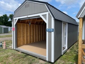 Princeton #38: 12 X 24 Lofted Barn Garage Building Image