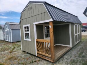 Dunn #REPO 4: 10 X 20 Side Porch Lofted Barn Building Image