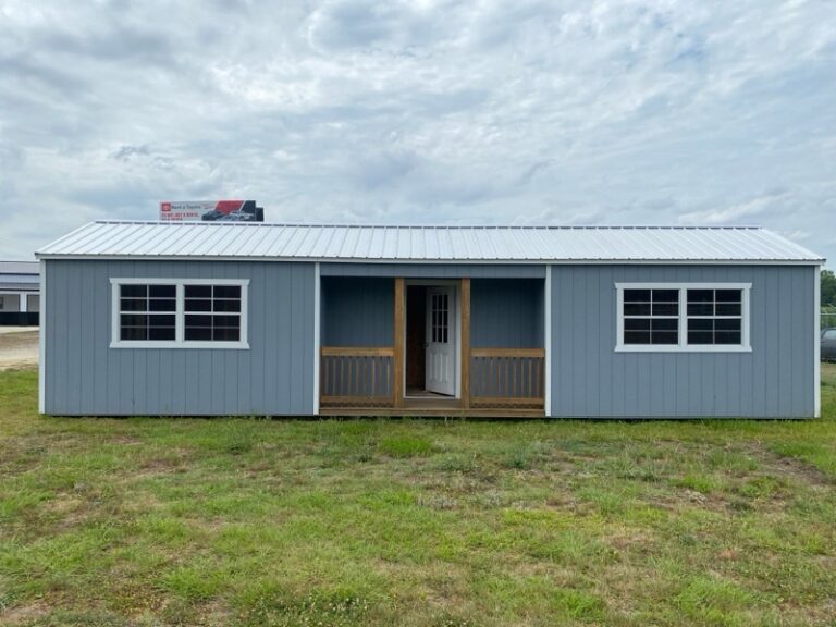 La Grange #REPO 3: 12 X 40 Side Porch Utility Front Image