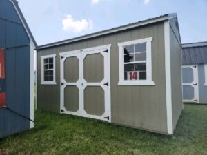 Dunn #14: 10 X 16 Side Utility with Extra Height Front Image