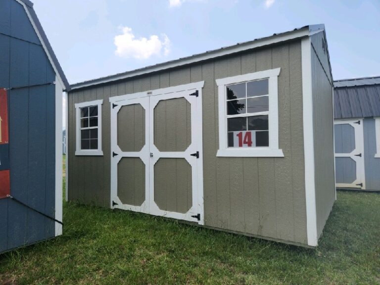 Dunn #14: 10 X 16 Side Utility with Extra Height Front Image